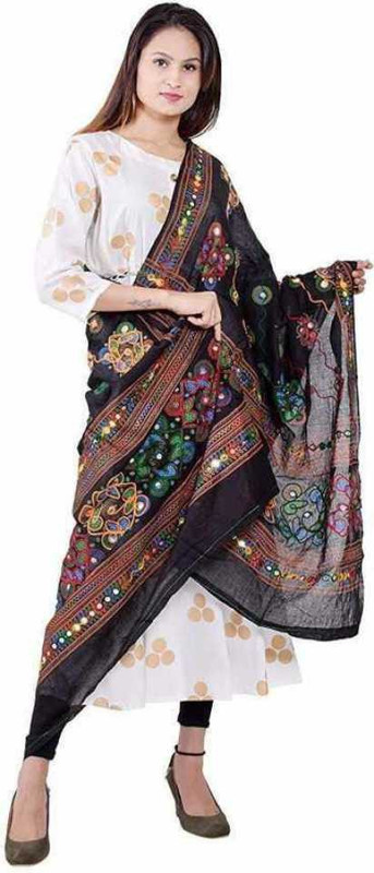 Otd Cotton Blend Printed Women Dupatta