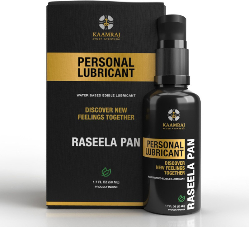 kaamraj ayush ayurveda Water Based Personal Lubricant Raseela Paan Flavor Lubricant(50 ml)
