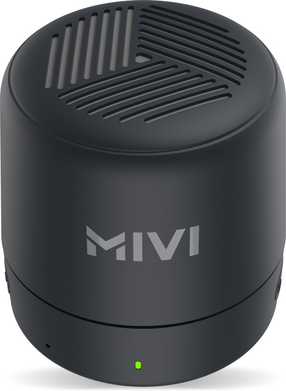 Mivi Play 12HRS Playback, Bass Boosted,TWS Feature, IPX4 5 W Portable Bluetooth Speaker(Black, Mono Channel)