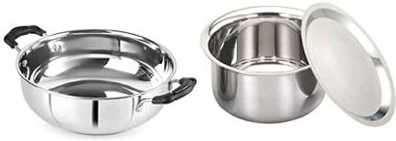 Super HK Cookware Set(Iron, Stainless Steel, 2 - Piece)