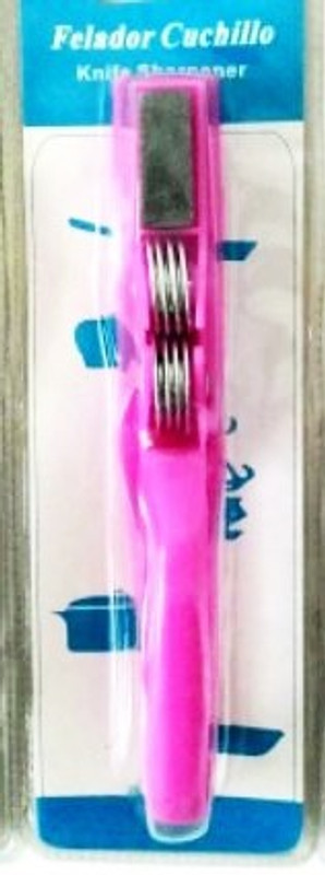 CRAZYGOL Pink colour Felador knife sharpener stone And Knife Filer pink Knife Sharpening Steel(Steel, Plastic)