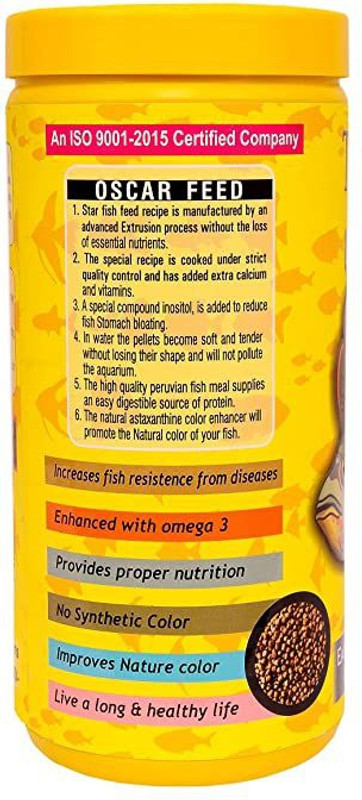 STAR FARMS True Color Oscar Fish Feed 100 Gms 0.1 kg Dry New Born, Adult, Young, Senior Fish Food