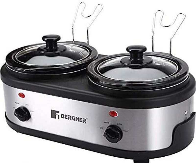 BERGNER BG-193 - Supreme_ Slow Cooker(1.5 L, Grey)