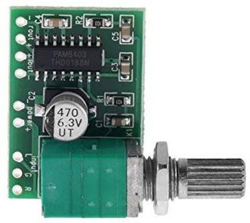 arduino M406 Mini PAM8403 5V 2Channel USB Power Audio Amplifier Board Volume Control HC Sound Recorder and Sound Circuit Electronic Hobby Kit
