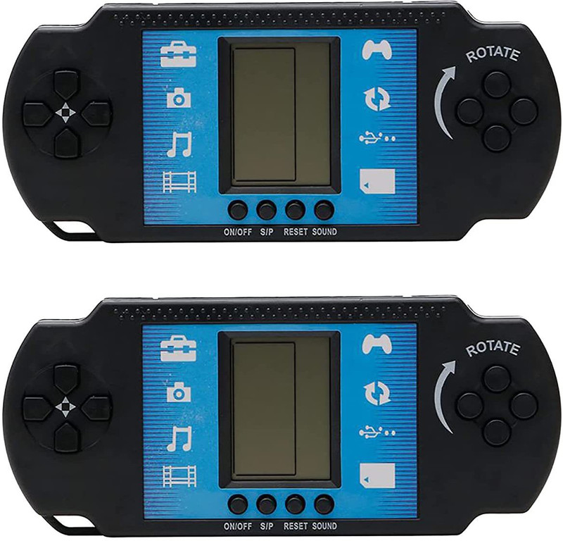 Kmc kidoz combo POP Station Hand-Held Fun Brick Video Game for Kids (Set of 2)(Multicolor)