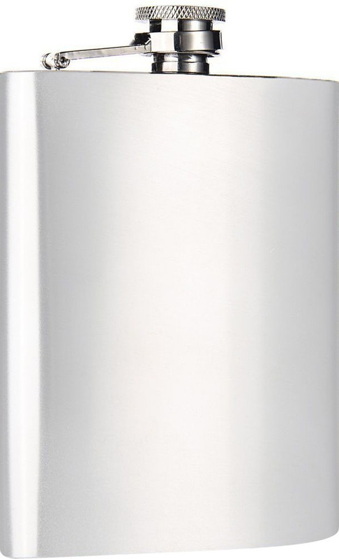 Protos Brand New 266 ml 9oz Latest Hip Flask Leak Proof And Heavy Stainless Steel 1221 Model Color Silver Hip Flask With 1 Funnel For Storage Pocket Size Hip Flask Stainless Steel Hip Flask(266 ml)