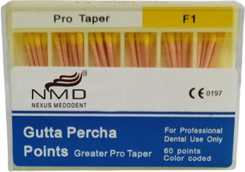 NMD NEXUS MEDODENT GUTTA PERCHA Point F1(7 cm, Pack of 60)