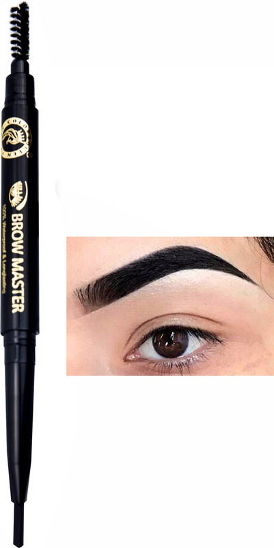 COLORS QUEEN Brow Stylist Shape Master ( Water proof & Long lasting )(Black)