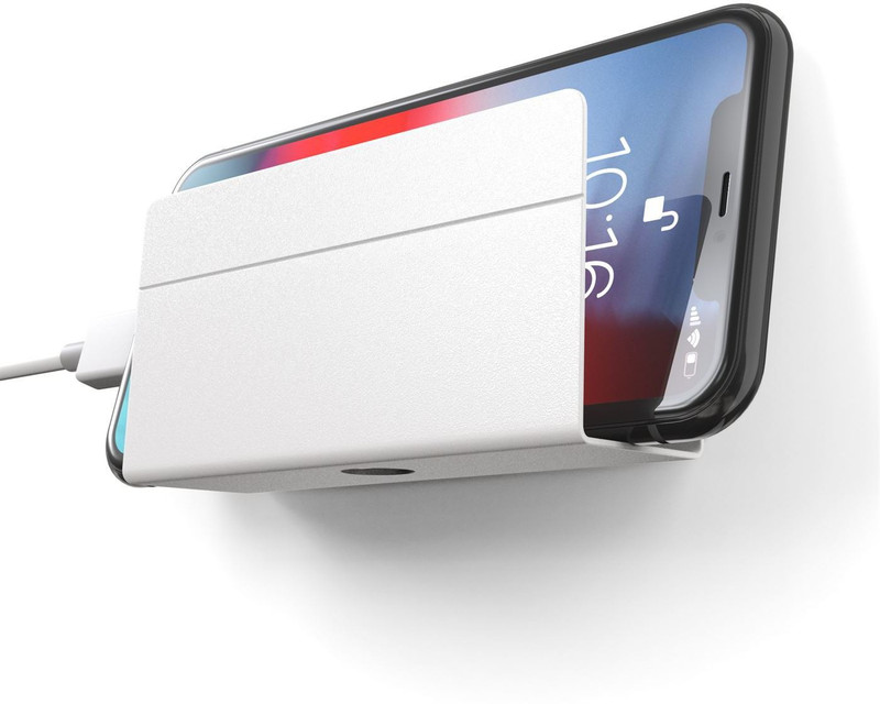 ELV Wall Mount Mobile Holder, Mobile Stand For All Smartphones With Strong Adhesive Strips, Charging Holder (Single Pc.) Mobile Holder