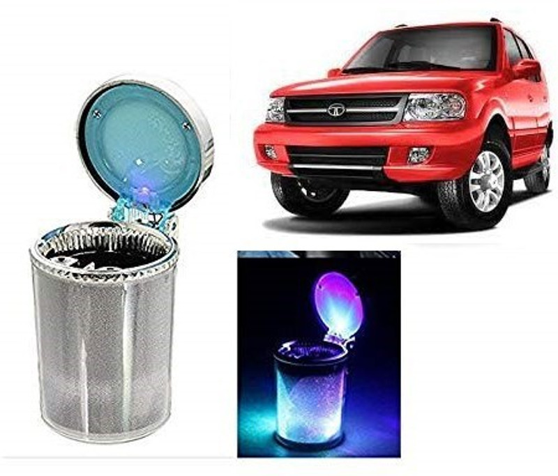 Autovea Tata Safari Type 1 (1998-2006) Silver Plastic Ashtray(Pack of 1)