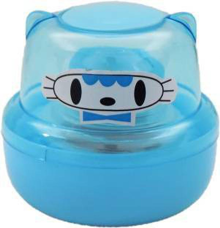Glamezone Baby Products Unbreakable Total Hygiene Cylindrical Powder Puff(Blue)