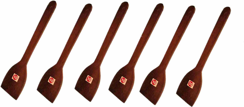 ROYAL SPOONS 1234567823 Wooden Spatula(Pack of 6)