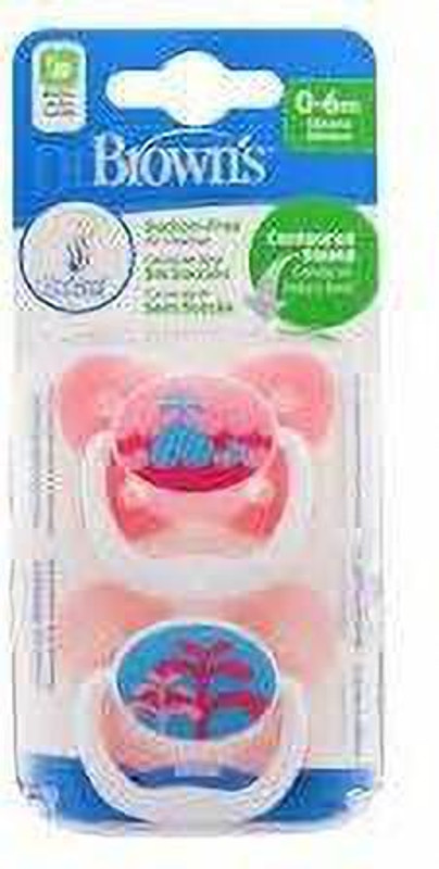 Dr. Brown's Prevent Soother (Pack of 1, Pink) Soother(Pink)