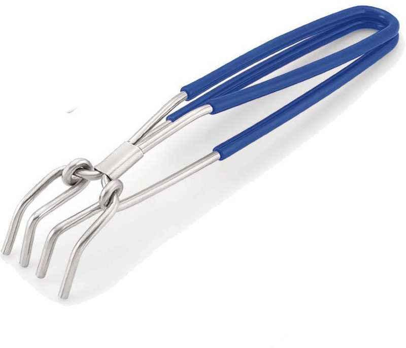 Bekner Stainless Steel Pakkad Rubber Grip Hot Utensils Holder or Gripper 25 cm Utility Pakkad(Pack of 1)