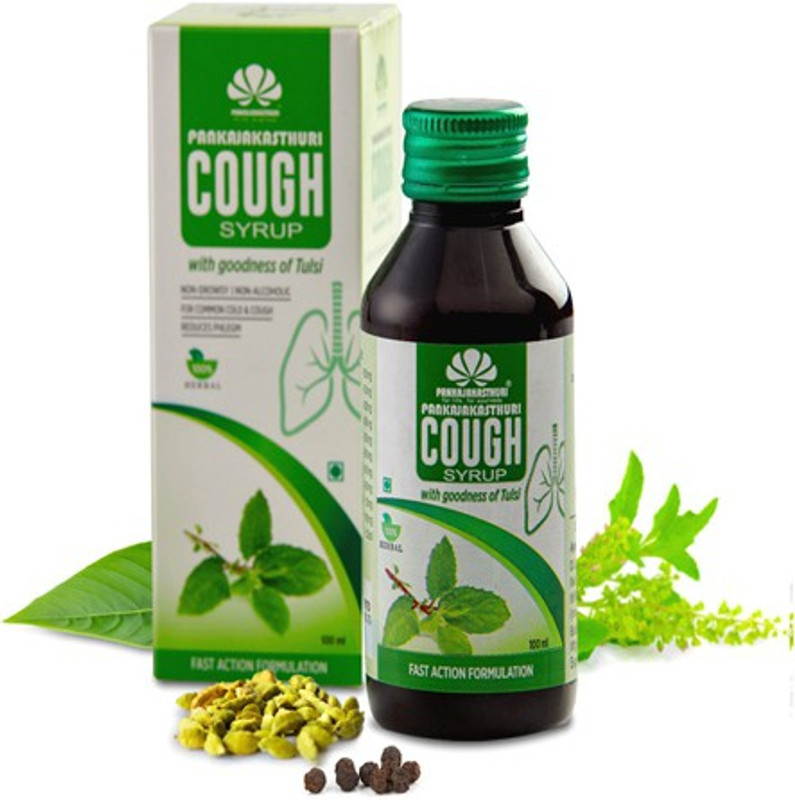 PANKAJAKASTHURI Cough syrup(Pack of 3, 300 ml)
