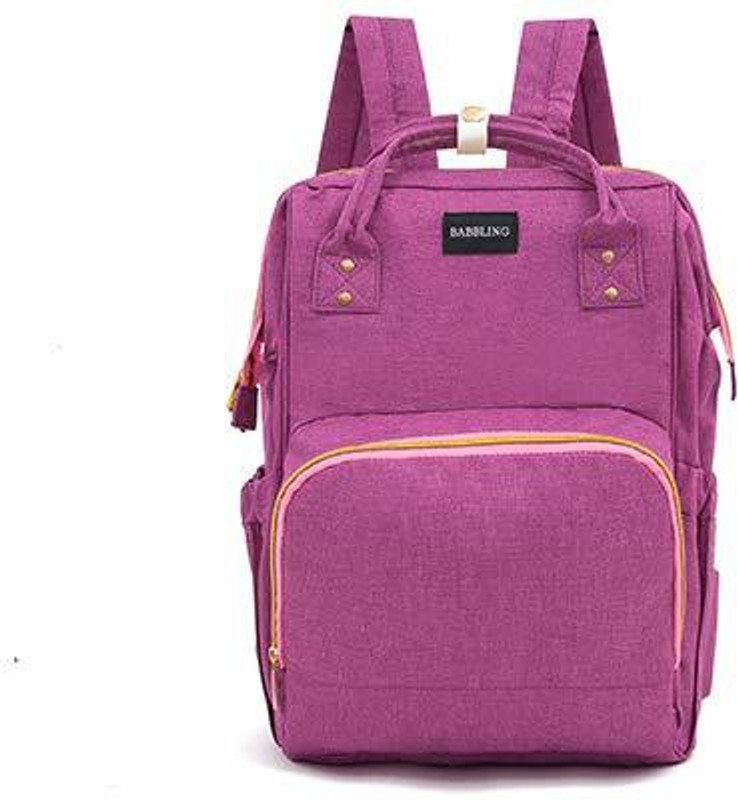 Kidsify Waterproof Baby Diaper Bag, Mothers Maternity Bags for Travel with Large Capacity Baby Nappy Compartment (Purple) Backpack Diaper Bag(Purple)
