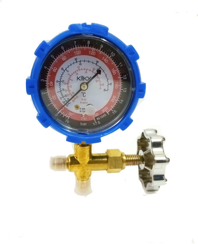 DIGICOP Stick Tire Pressure Gauge Kllkx High and Low Pressure Single Meter Valve Refrigerant Pressure Gauge Refrigerant Fluoride Meter hvac tools(500 PSI)