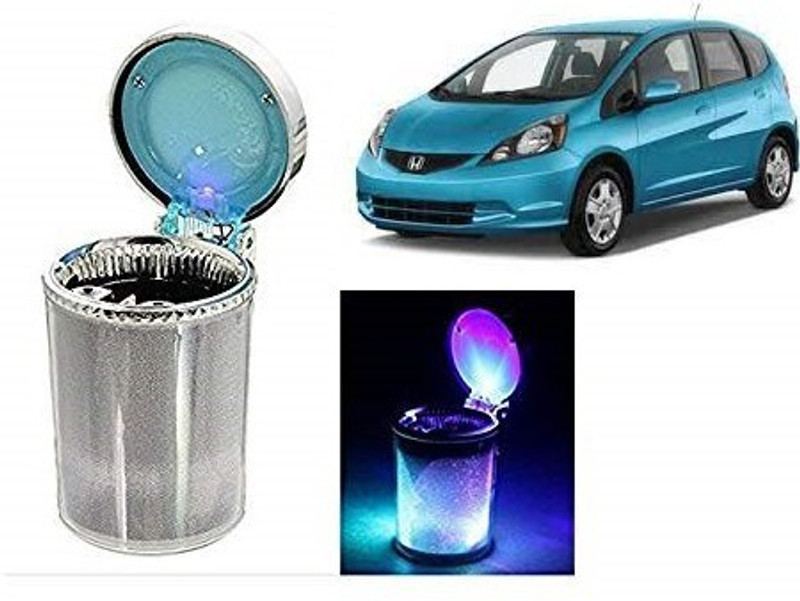 Autovea Honda Jazz (2009-2016) Silver Plastic Ashtray(Pack of 1)