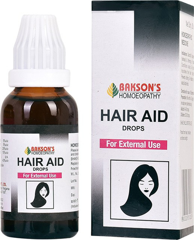 Bakson's Homoeopathy Hair Aid (External) Drops(30 ml)