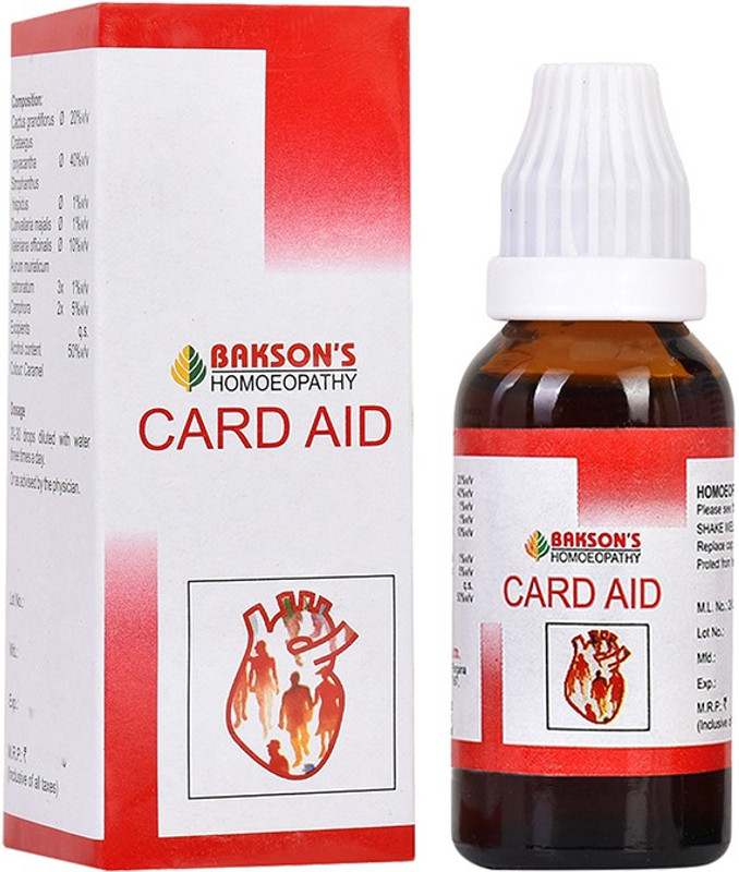 Bakson's Homoeopathy Card Aid Drops(100 ml)