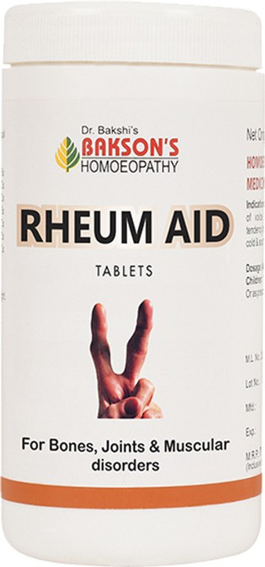 Bakson's Homoeopathy Rheum Aid Tablets(75 Units)