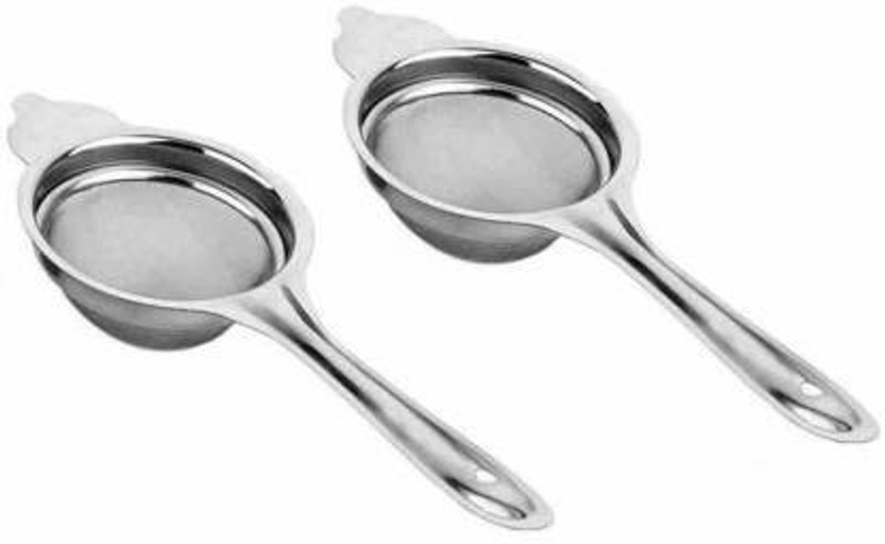 chapo Stainless Steel Tea Strainers, For Home (PACK OF-2) Tea Strainer(Pack of 2)