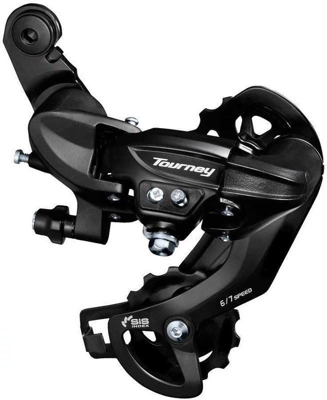 UDee Tourney rd-ty300 6/7 Speed Direct Mount Rear derailleur-Silver/Black Bicycle Brake Disk