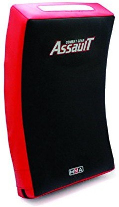 XpeeD MMA Thai Kick Pad Arm Shield Target Pad Curved for Martial Arts Training Pad 1 Pc Kicking Shield(Black, Red)