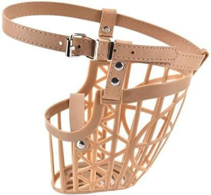 FONDLE Medium Other Dog Muzzle(Beige)