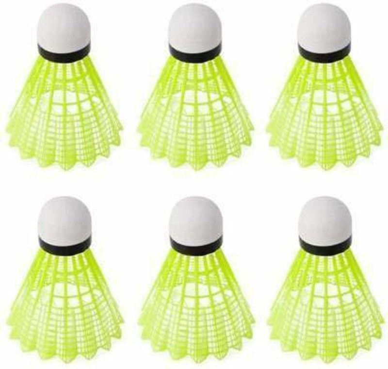 VK PRO SHUTTLES Pec Plastic Shuttle - Green(Medium Fast, 78, Pack of 6)