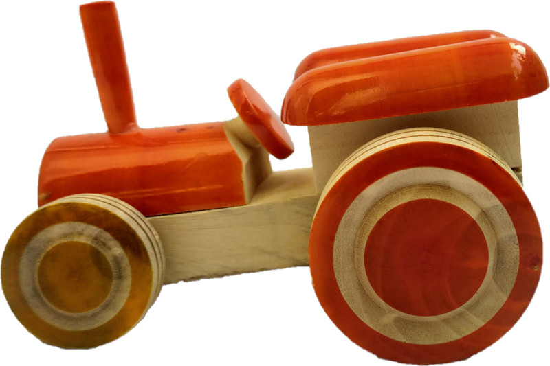 iOrganizo Handmade Wooden eco friendly farming Tractor Toy - Push & Pull Along Vehicle Toy for Kids(Orange, Beige, Pack of: 1) iOrganizo Handmade Wooden eco friendly farming Tractor Toy - Push & Pull Along Vehicle Toy for Kids(Orange, Beige, Pack of: 1)