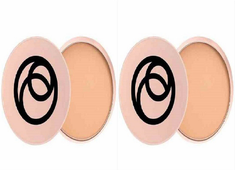 Oriflame ONCOLOUR OnColour Face Powder light (Pack of 2) 20g each Compact(Light, 40 g)