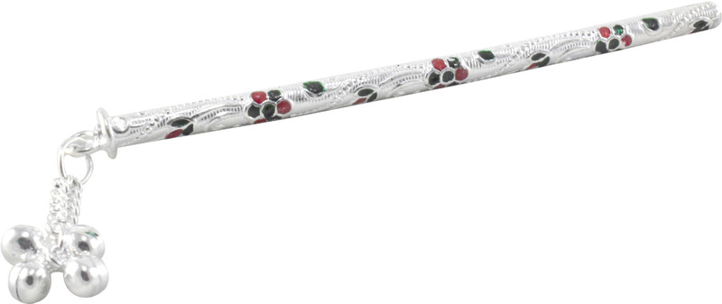 KMJ pure silver flute/bansuri for lord krishna / laddu gopal ji and gifting purpose flute (size: 5.5cm) Silver Flute(5 cm)