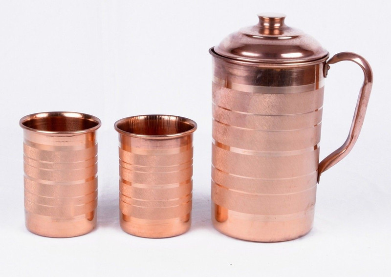 IndianArtVilla 5 L Copper Water Jug