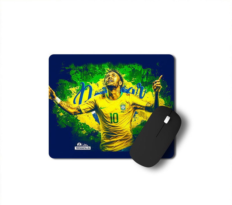 Tee Mafia Neymar JR Football Mouse Pad 01 Non Slip Base Mousepad(Multicolor)