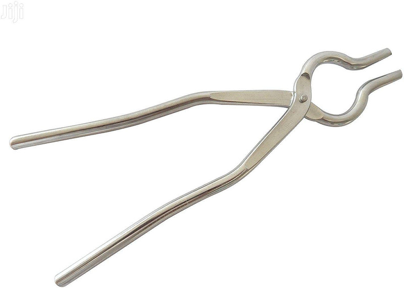 vedvit Stainless Steel Premium Quality Matt Finish Easy Grip Sansi 26 cm Utility Pakkad(Pack of 1)