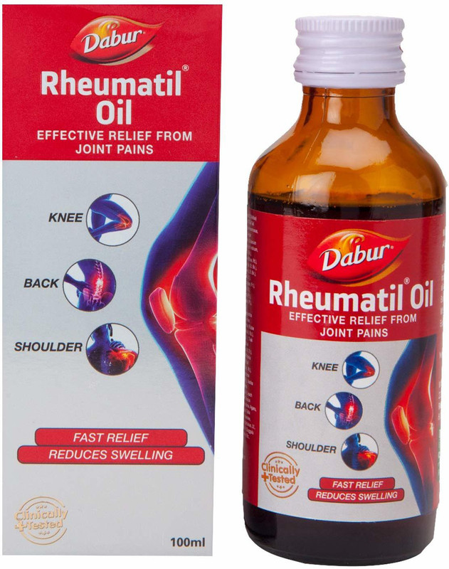 Dabur Rheumatil | Effective Relief from Joint Pains | Reduces Swelling | 100 ml(100 ml)