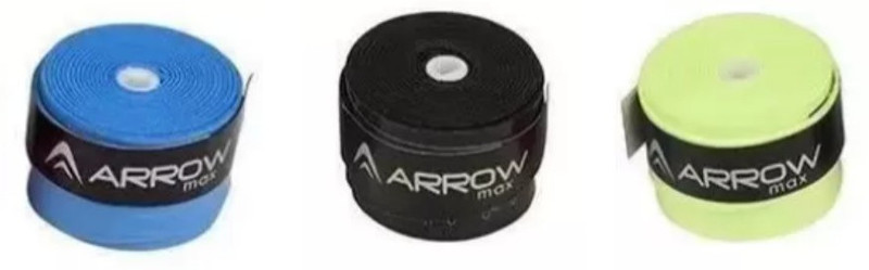 ArrowMax PROFESSIONAL DOTTED ANTI SLIP BADMINTON RACKET GRIPS HANDLE TAPE Super Tacky(Multicolor, Pack of 10)