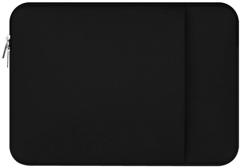 BOLT Zipper Laptop Sleeve Case Bag For MacBook Pro/ Air 13 inch Men Women Waterproof Laptop Sleeve/Cover(Black, 13 L)