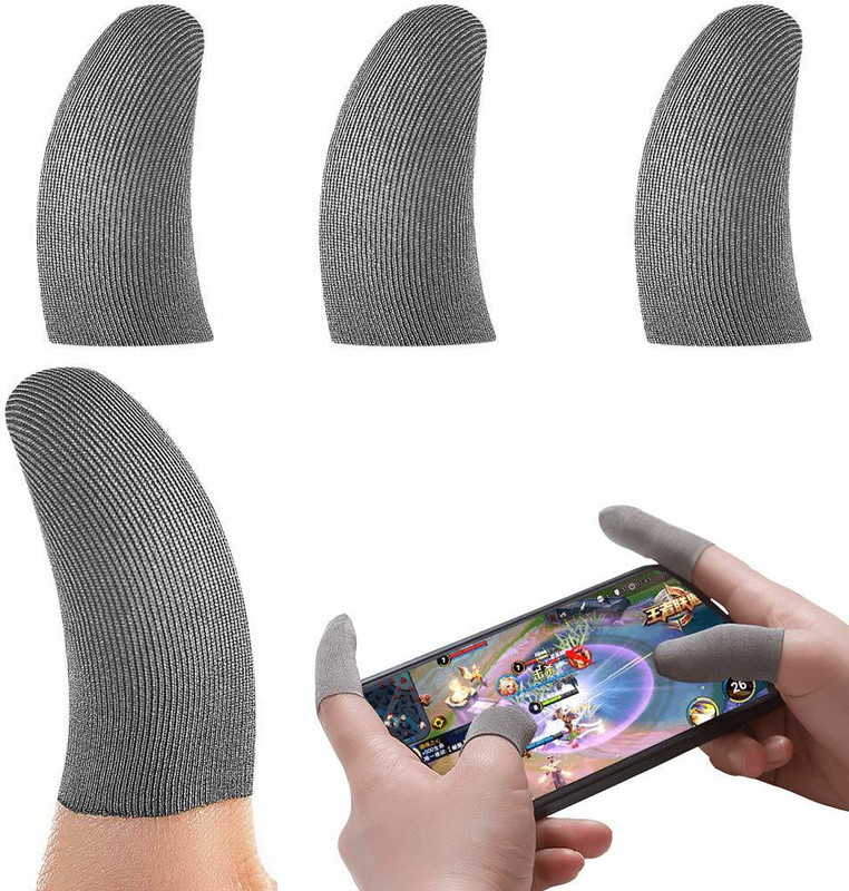 Bal samrat Mobile Finger Sleeve S-6 Trigger Game Controller Sweatproof Gloves for PUBG Gaming Finger Sleeve(Pack of 2)