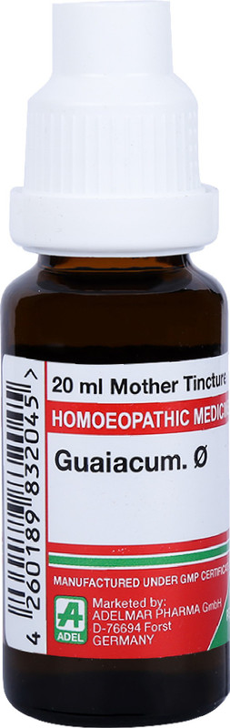 ADEL Guaiacum. Q Mother Tincture(4 x 20 ml)
