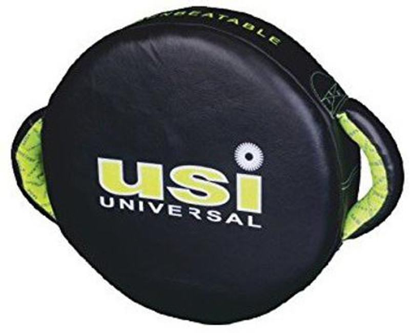 USI UNIVERSAL NEON Round HIT Shield Kicking Shield(Black, Green)