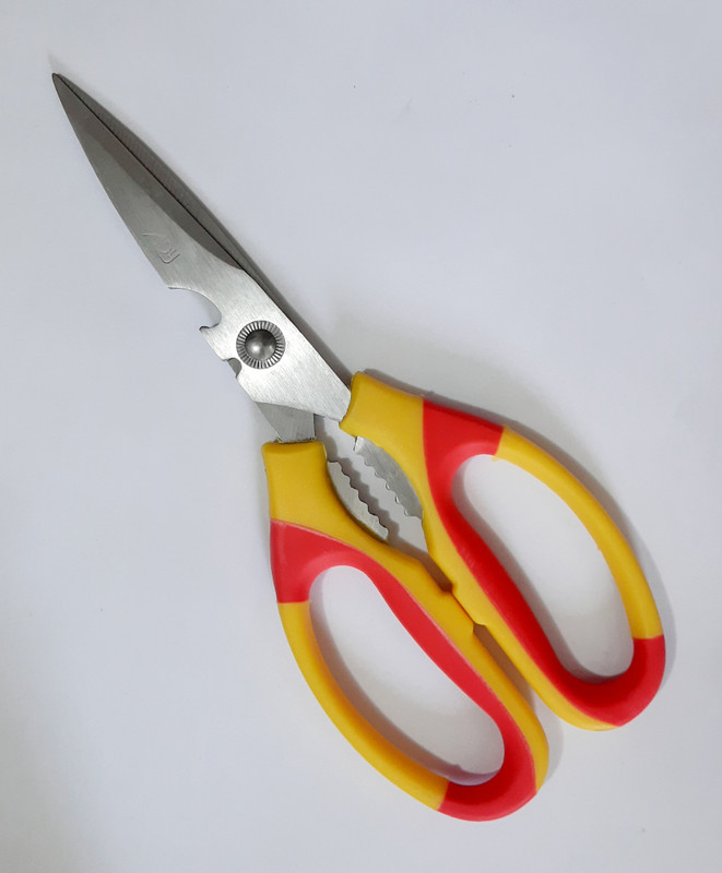 AMTRENDS Multi purpose sessore home & kitchen Carbon Steel All-Purpose Scissor(Multicolor, Pack of 1)