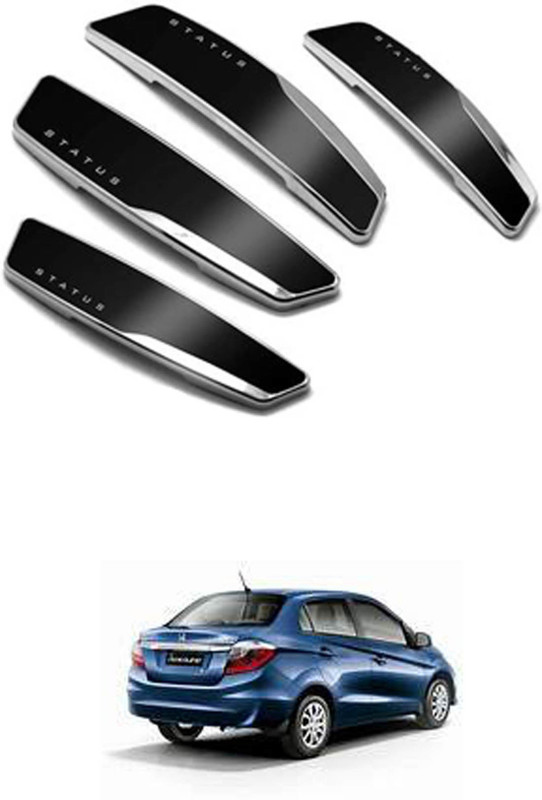 APICAL Plastic Car Door Guard(Black, Pack of 4, Honda, Amaze)