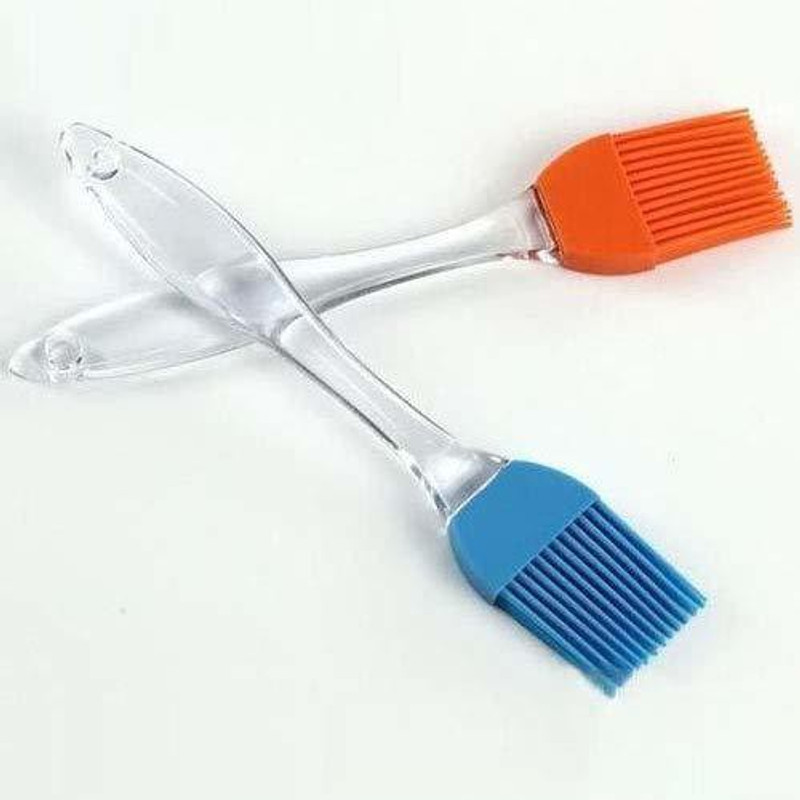 chapo Silicone Brush Kitchen Oil Cooking brush small size (Pack of 2) sillicon Flat Pastry Brush