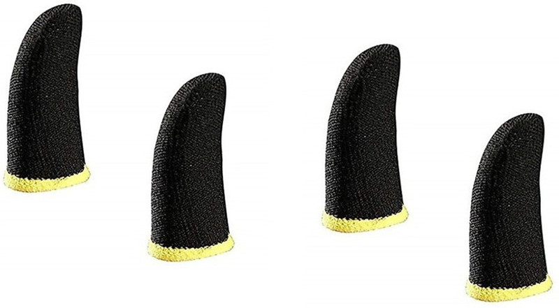 AKM BLACK2406 PUBG - Thumb Sleeve, Sweat Proof, Gaming Accessory kit (Pack of 2) Finger Sleeve(Pack of 4)