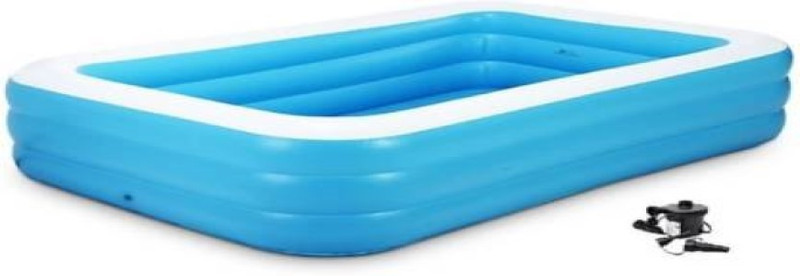 USTAR PREMIUM (10EET VIREX USA *11) JUMBO PREMIUM 10 FEETS LENGTH AND 6 FEETS WIDTH ,3 LAYERS FULL FAMILY SIZE RECTANGULAR WATER BATH SWIMMING POOL FOR KIDS AND ADULTS WITH DRAINAGE VALVE AT THE BOTTOM. BEST SELLER ,PEOPLE CHOICE 10FEETS JUMBO FAMILY WATER SWIMMING POOL FOR ALL AGE GROUP FAMILY MEMB