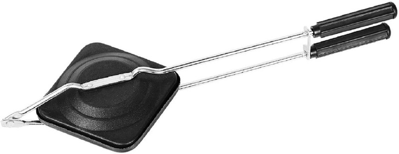 RBGIIT Hard Anodised Nonstick Gas Sandwich ToasterSandwich Same Tour Picnic BrakFast Dinner Garlic Style Single Pic Gas Stove Toster luminium Mini Gas Toaster | Bread Grill Sandwich/Burger/Samosa Maker Toast ,Type Of Snack Which Are Taken To Work, School, And Picnics. Elaborate or Simple, Stuffed or