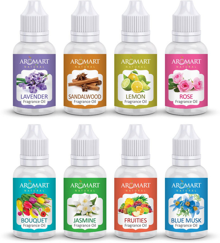 Aromart Soap Making Fragrance oil for Handmade Soap - Set of 8 (15 ml each)(120 ml)