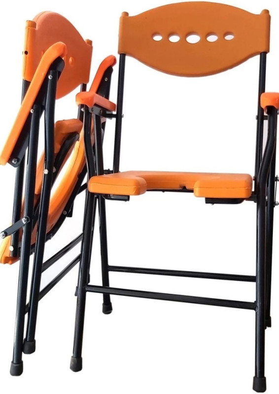DARLIE COMMODE CHAIR FOR ADULT (OC) Commode Chair(Orange, Black)